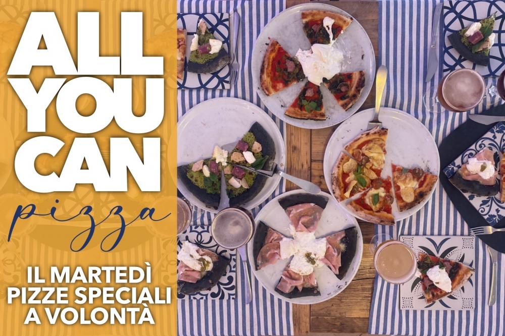 IL MARTEDÌ È ALL YOU CAN PIZZA - L'ARCADE PIZZA & CUCINA